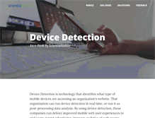 Tablet Screenshot of devicedetection.com